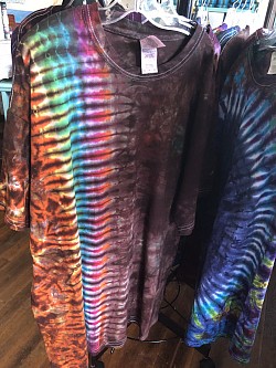 Tie dye wearables by Julie Hardy