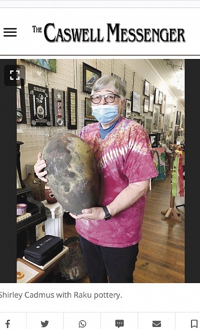 Cadmus Raku Pot makes national exhibit at Hilton Head Island