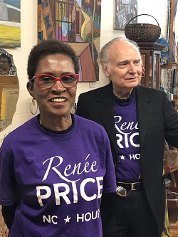 Reneé Price, Michael Carmichael  get out and vote!