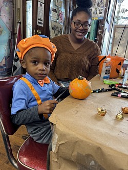 Halloween 2025 at the raft table