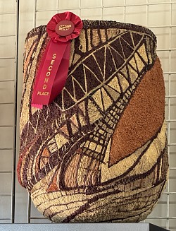 Open Basket 2nd place Curry Bower center National Exhibition. 2024 cadmus